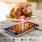 The Caterr™ Electric Warming Plates - 4-in-1 Modular Set